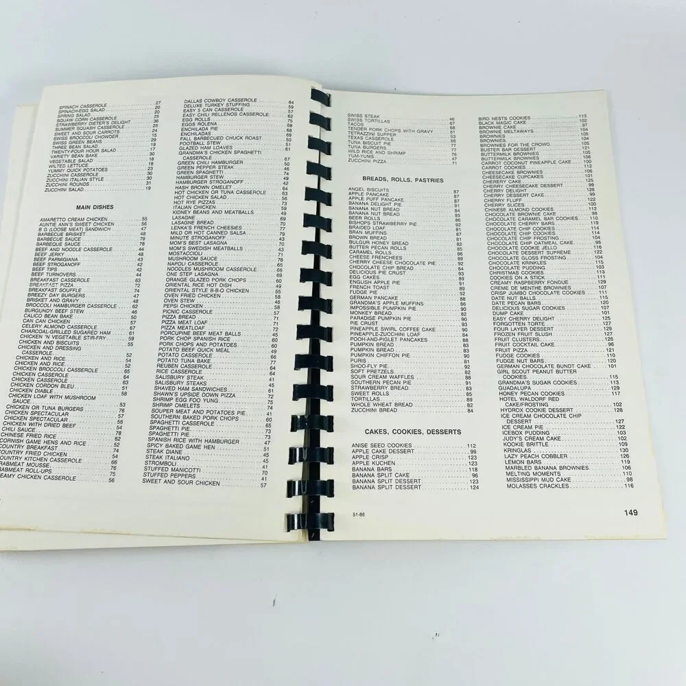 What's Cooking at Hillside Community Club Omaha 1986 Spiral Bound Cookbook
